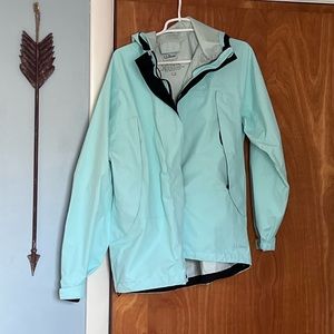 LL Bean women’s rain jacket with hood